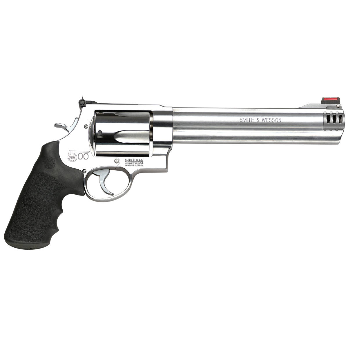 Smith & Wesson S&W Model 500 8.38" 5rd Stainless Hi-Viz Sights Threaded...-img-0