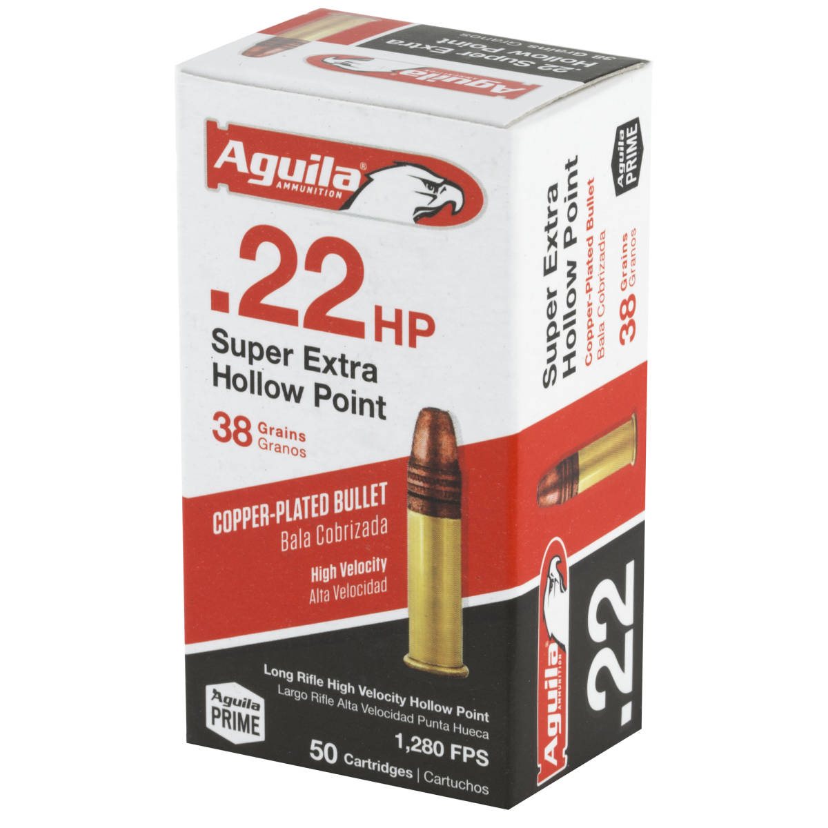 Aguila 22LR Ammo Super Extra High Velocity 22 LR 38 gr Copper Plated...-img-2