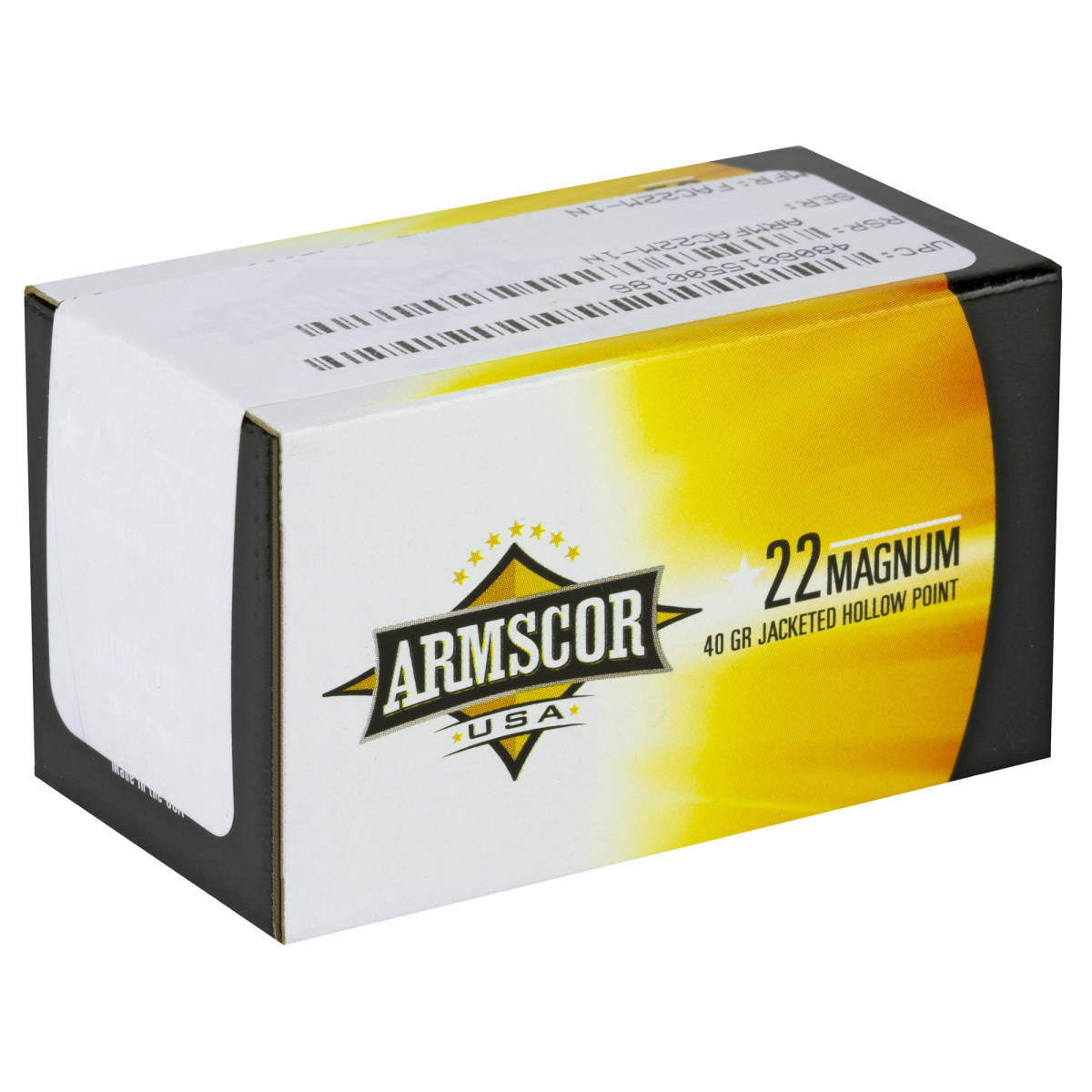 Armscor Rifle 22 Win Mag 40 GR Jacketed Hollow Point (JHP) 50 Bx/ Cs-img-2