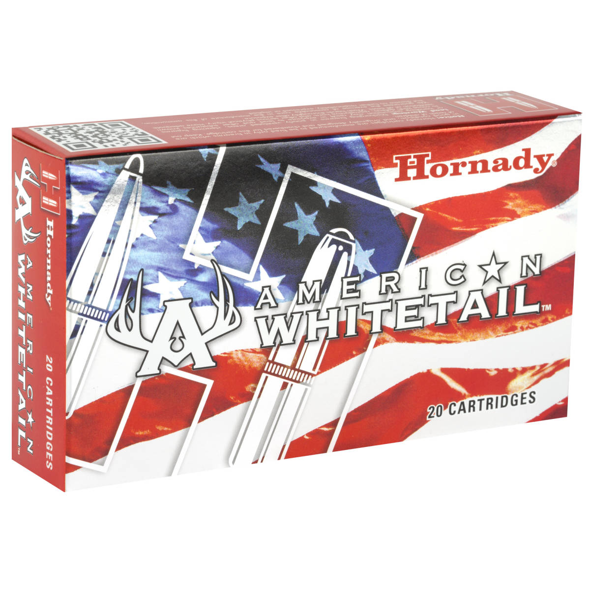 6.5 Creedmoor Hornady American Whitetail 129gr Interlock Hunting Ammo-img-2
