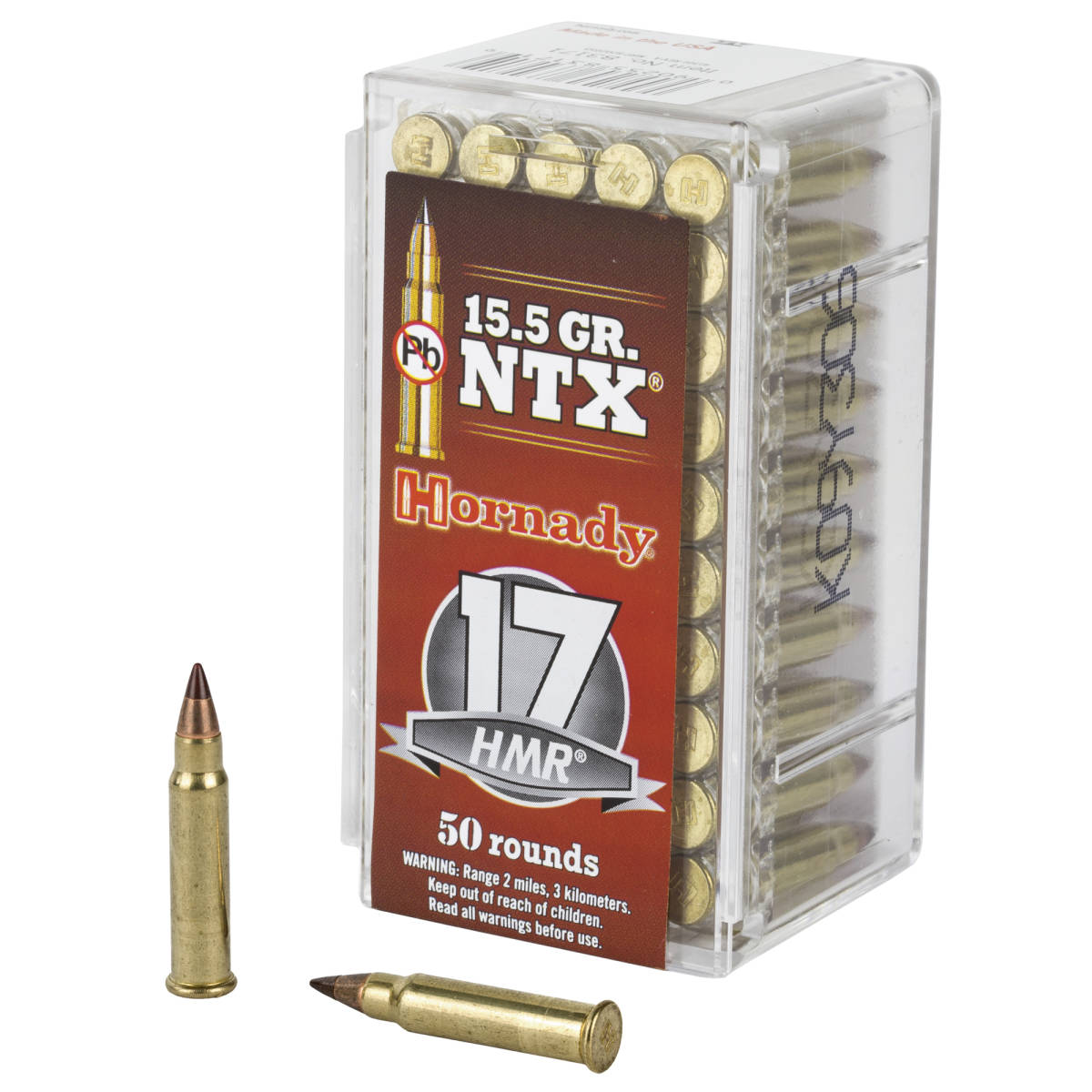 Hornady 83171 Varmint Express 17 HMR 15.5 gr Non Toxic Lead Free 50 Per...-img-1