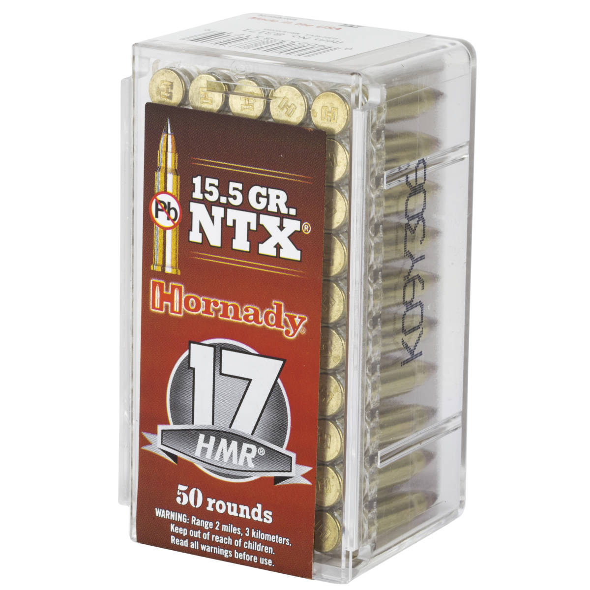 Hornady 83171 Varmint Express 17 HMR 15.5 gr Non Toxic Lead Free 50 Per...-img-3