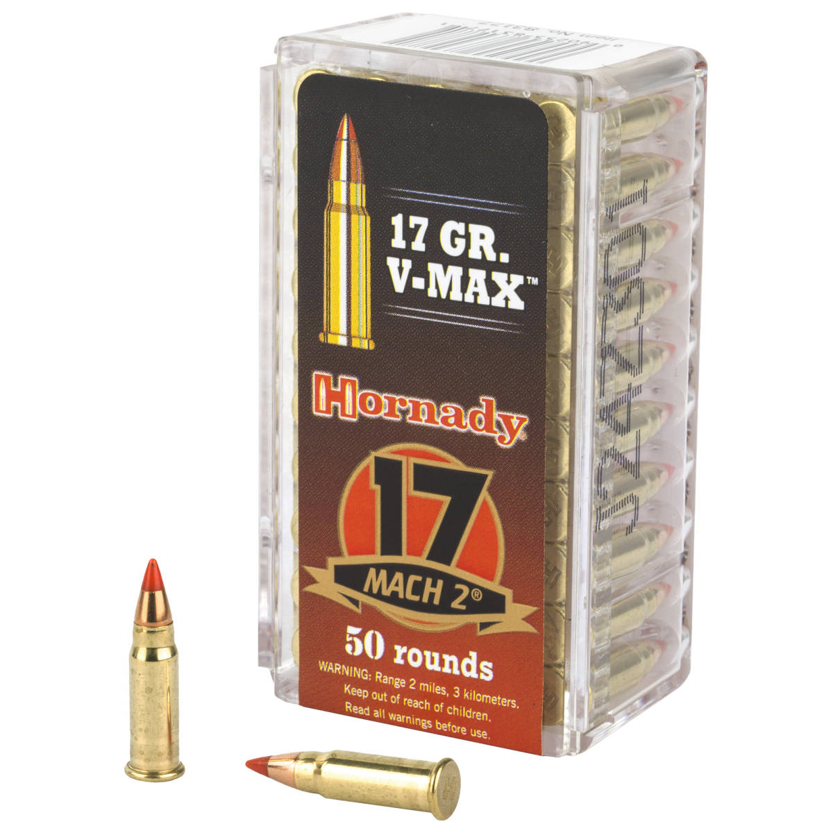 Hornady 83177 Varmint Express 17 HM2 gr V Max 50 Per Box/ 100 Case-img-0