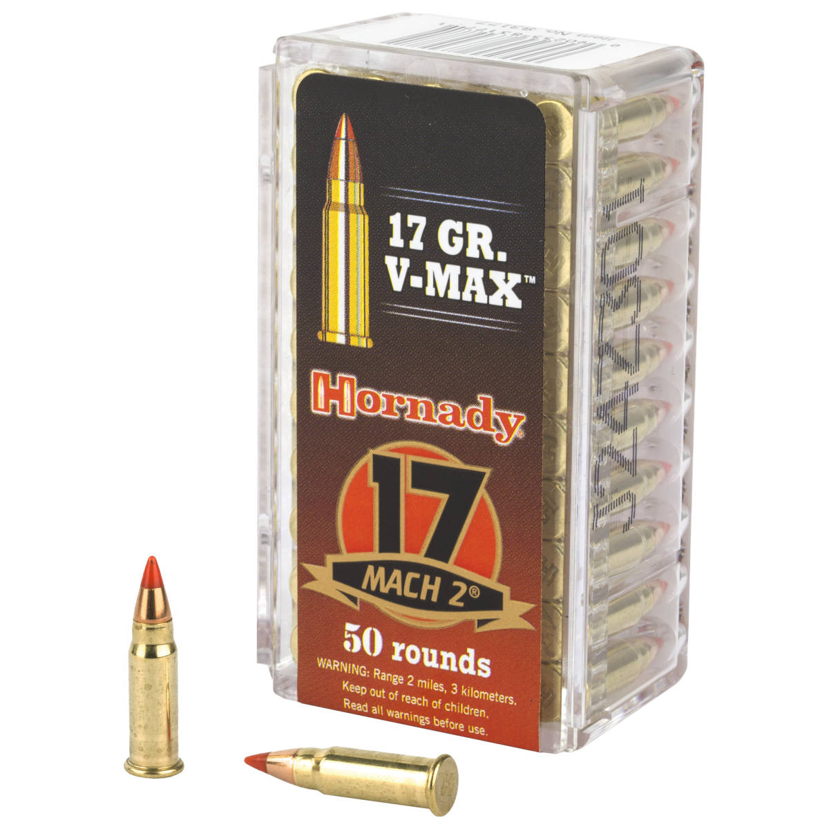 Hornady 83177 Varmint Express 17 HM2 gr V Max 50 Per Box/ 100 Case-img-1