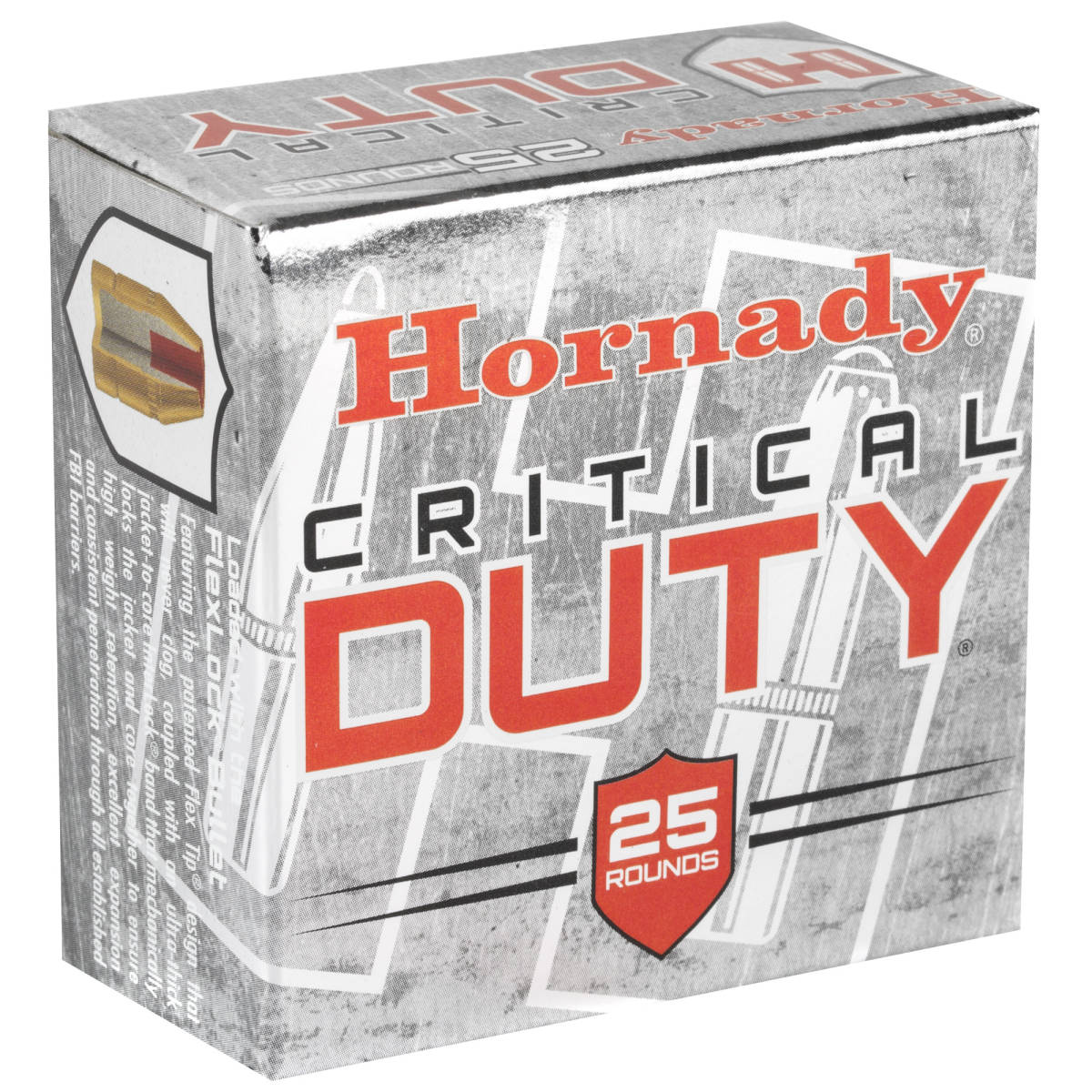 HORNADY CRITICAL DUTY 9MM+P 135 GR HOLLOW POINT AMMO PERSONAL DEFENSE HP 9-img-2