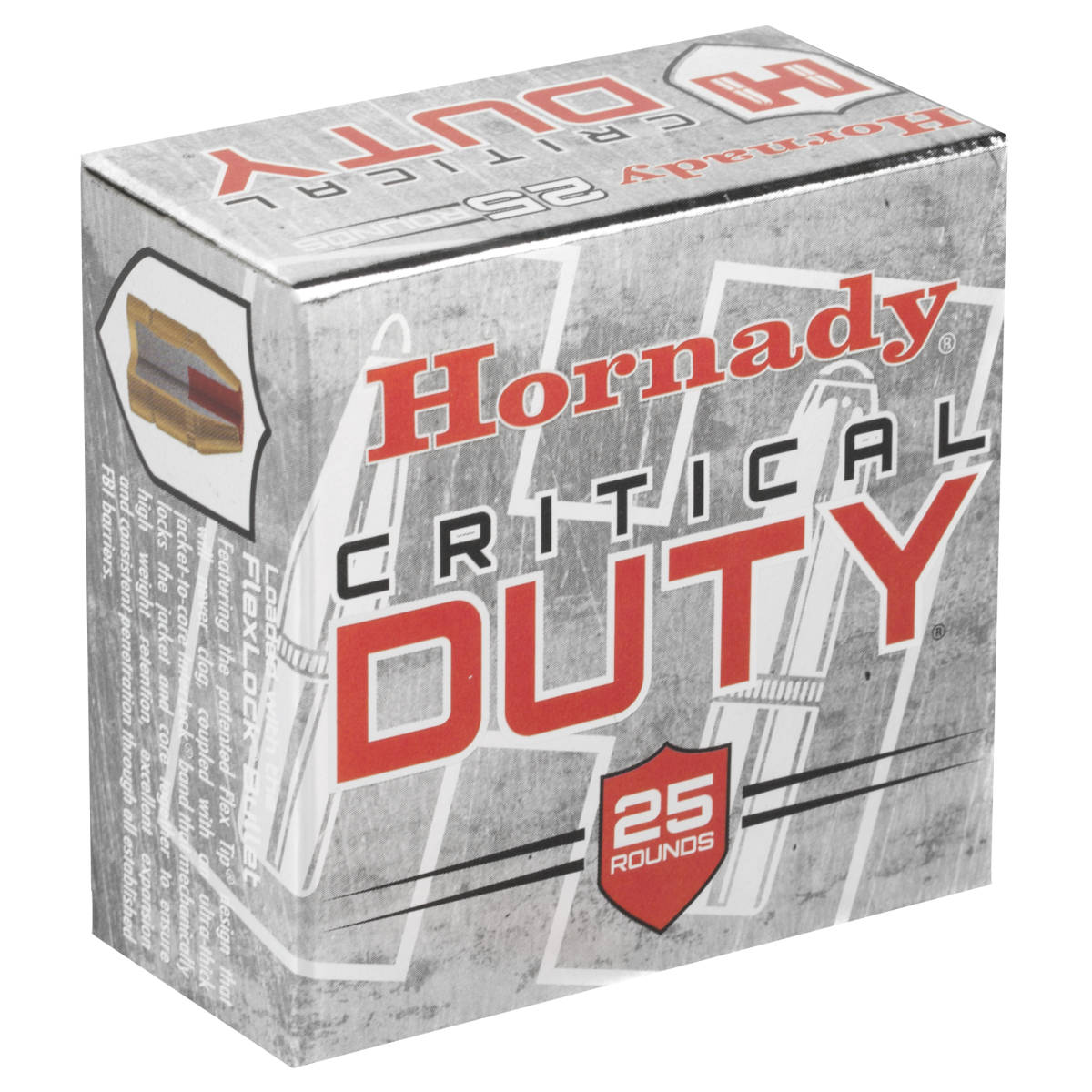 HORNADY CRITICAL DUTY 9MM 135 GR HOLLOW POINT AMMO PERSONAL DEFENSE HP-img-1