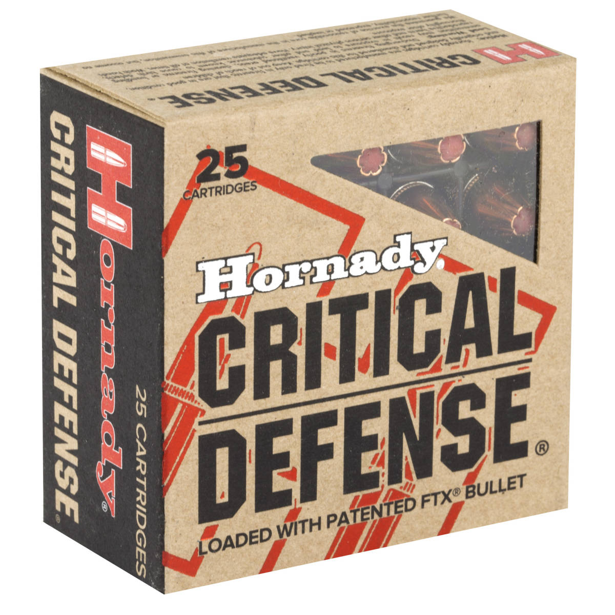 Hornady Critical Defense 9mm Luger 115 gr Flex Tip eXpanding 90250 AMMO-img-1