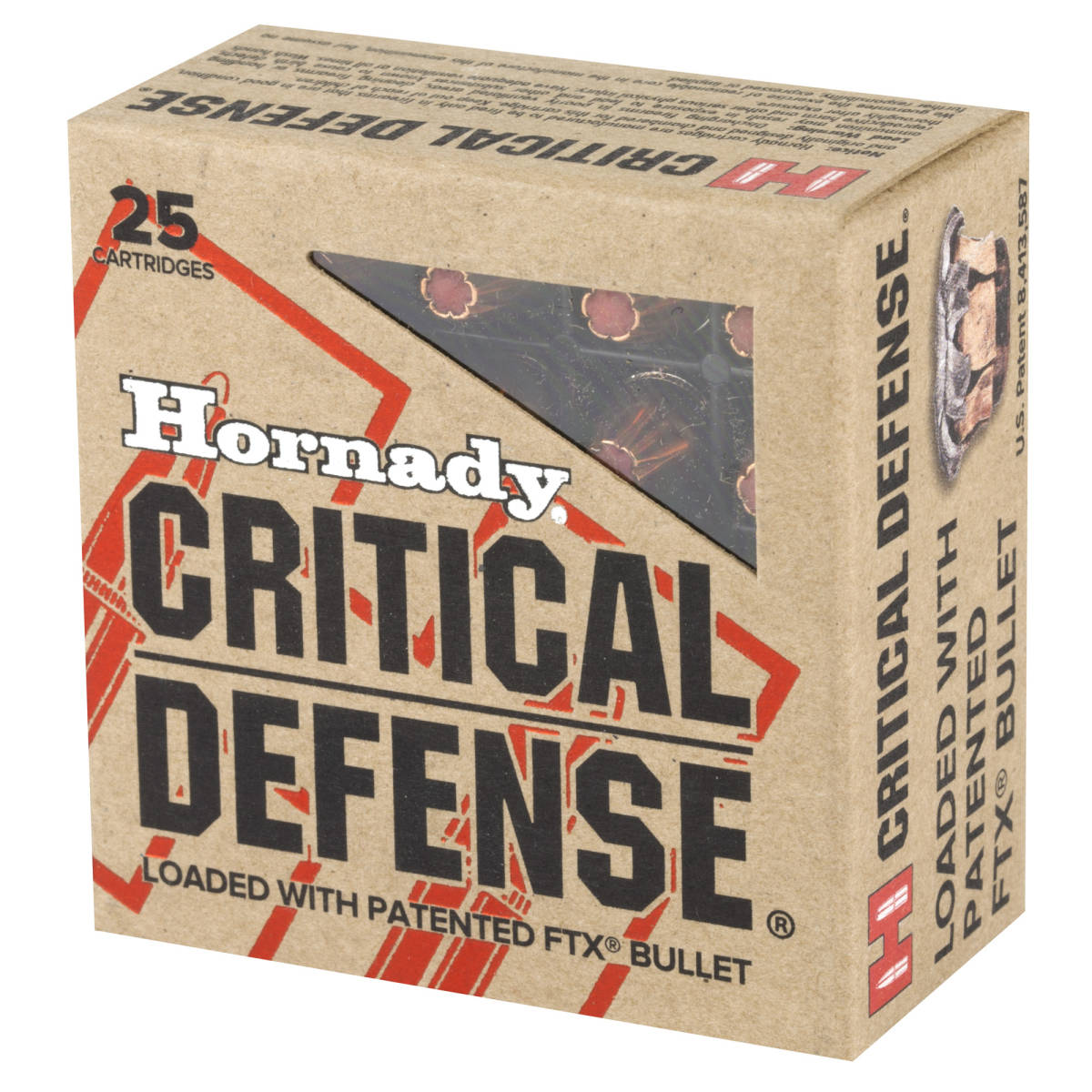 Hornady Critical Defense 9mm Luger 115 gr Flex Tip eXpanding 90250 AMMO-img-2