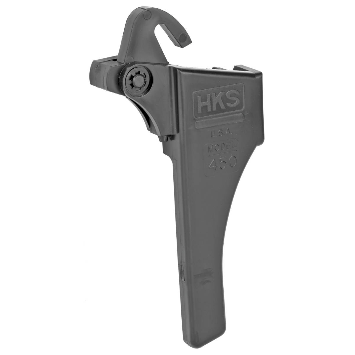 HKS 450 Single Stack Mag Loader Made of Plastic with Black Finish for 45-img-0