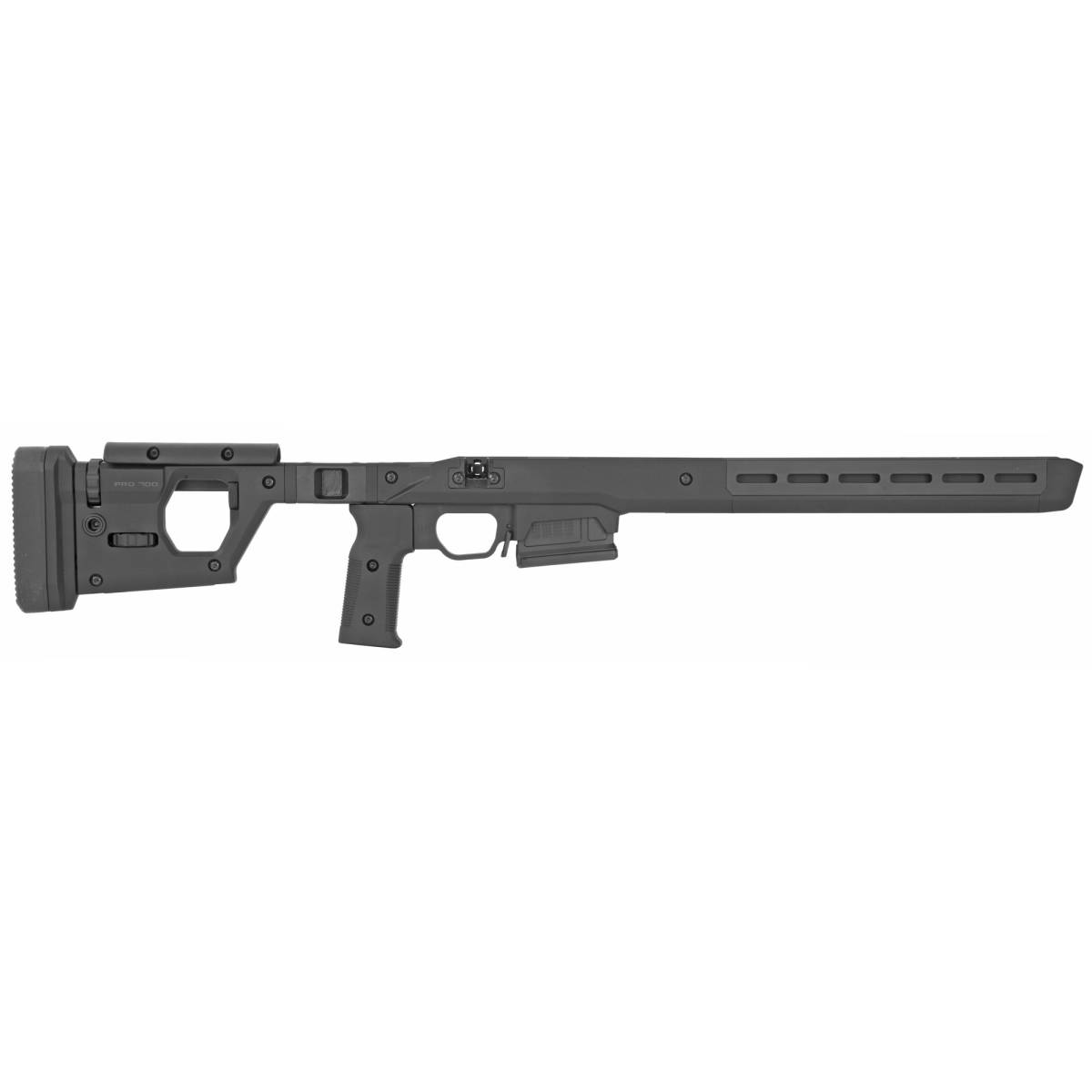 Magpul MAG997-BLK Pro 700 Stock Fixed w/Aluminum Bedding Black Synthetic-img-2