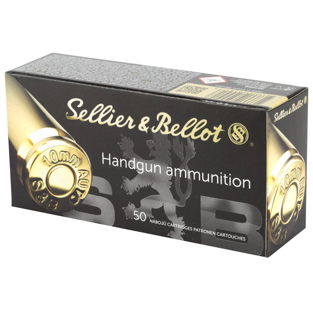 10MM AMMO S&B 180GR FMJ BRASS SELLIER & BELLOT 10 MM 180 Grain SB10A-img-2