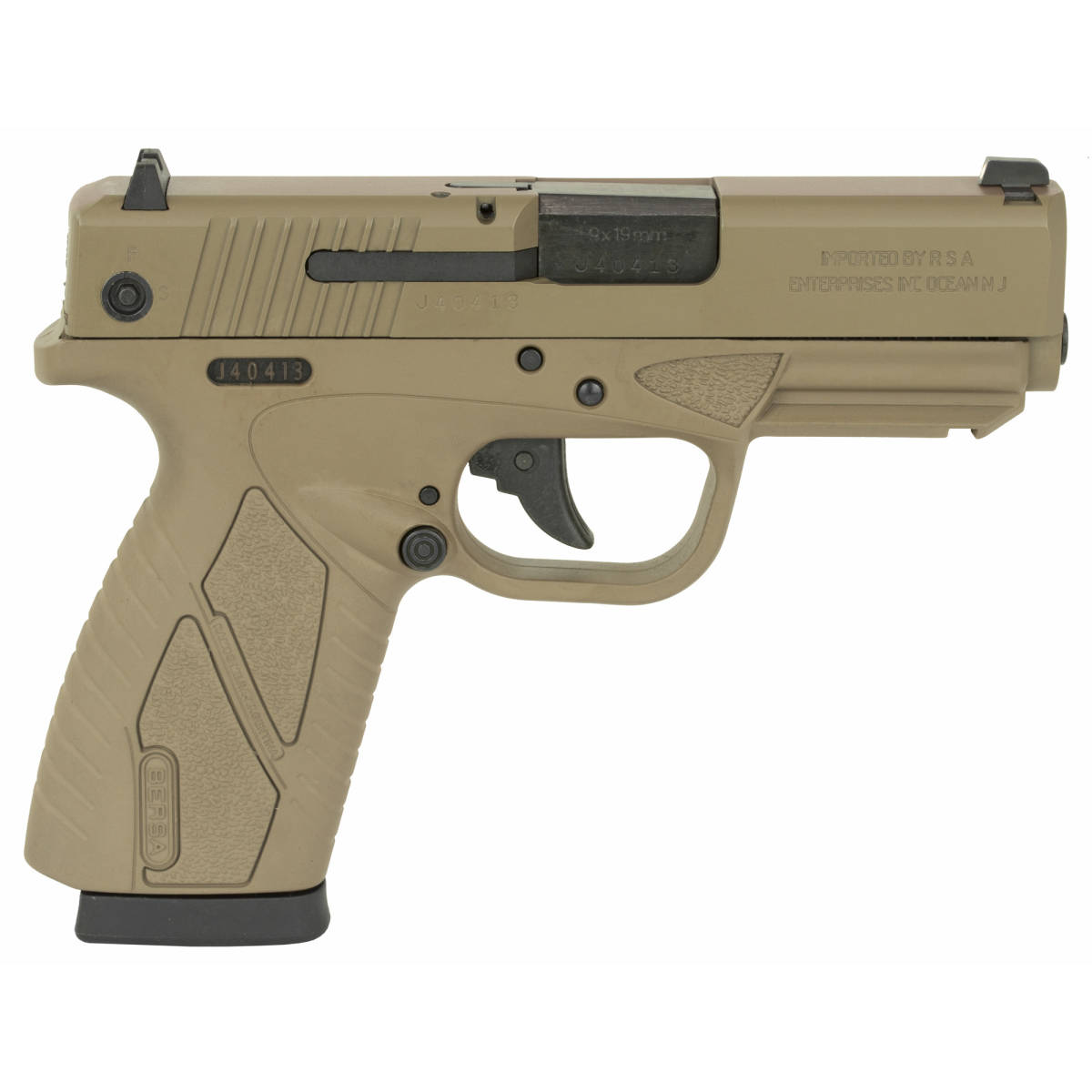 Bersa BP9FDECC BPCC Concealed Carry 9mm Luger 3.30” 8+1 Flat Dark...-img-1