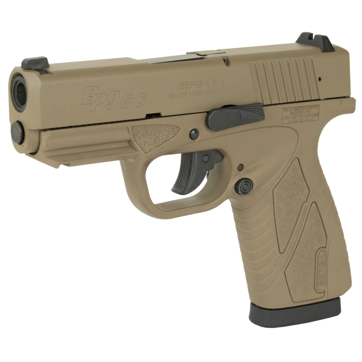 Bersa BP9FDECC BPCC Concealed Carry 9mm Luger 3.30” 8+1 Flat Dark...-img-2