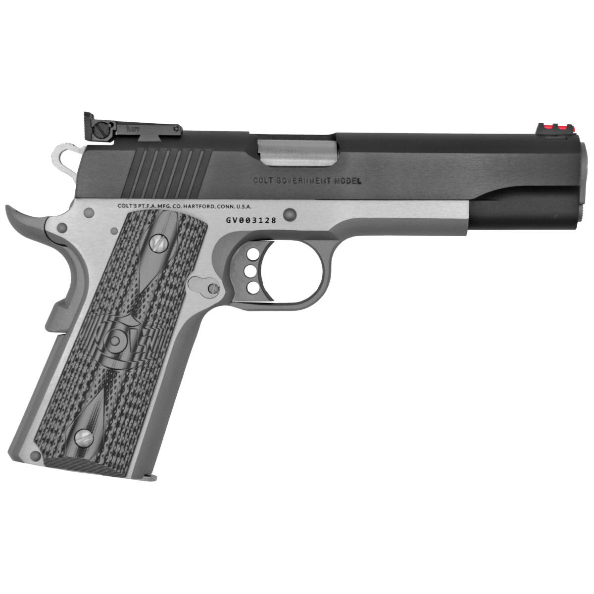 Colt 1911 38 Super 10rd Stainless Steel O5073GCL-TT 098289112163-img-2