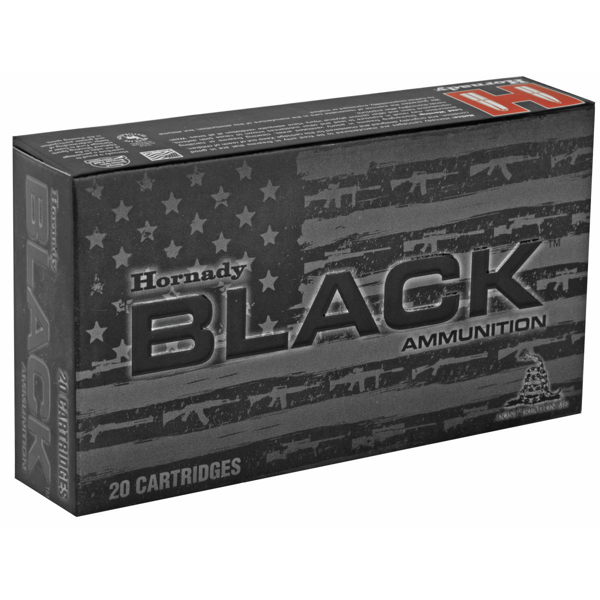 Hornady 81396 Black 6mmCreedmoor 105gr Boat Tail Hollow Point 20 Per...-img-2