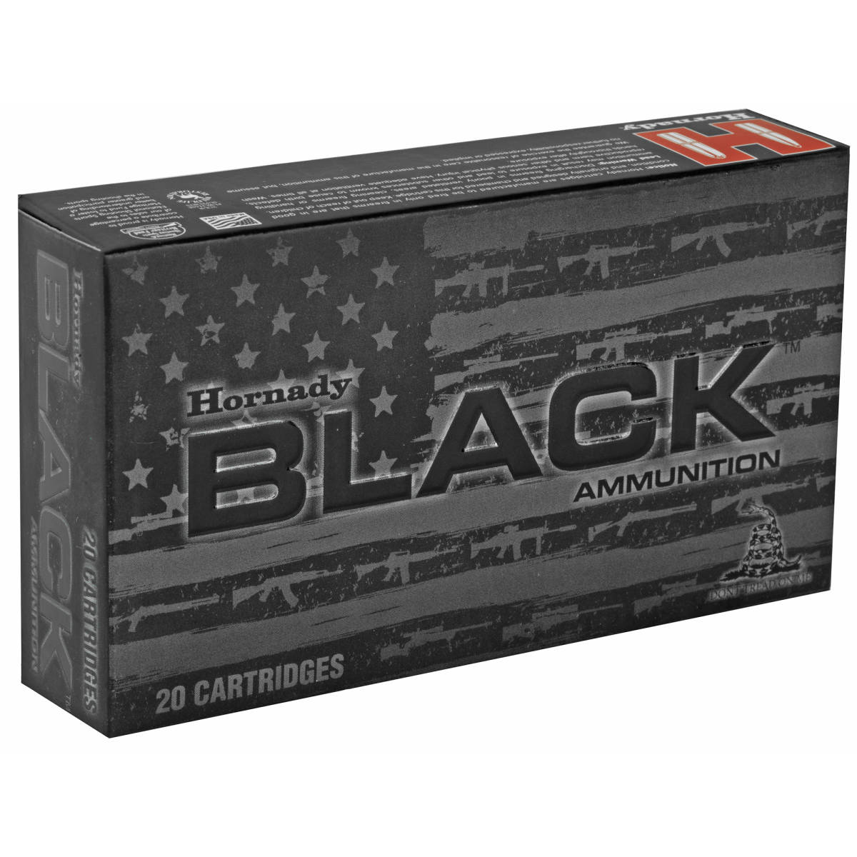 Hornady 81396 Black 6mm Creedmoor 105 gr Boat Tail Hollow Point 20 Per...-img-1