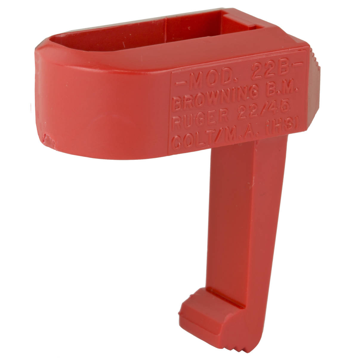 HKS 22B Speed Mag Loader Made of Plastic with Red Finish for 22 LR Pistols-img-0
