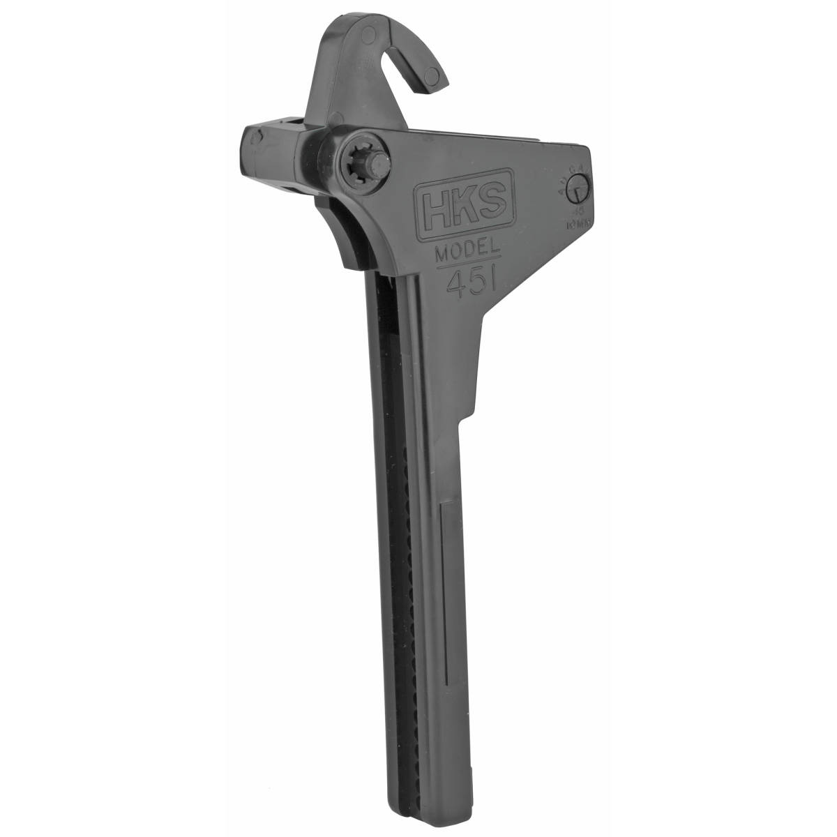 HKS 451 Single Stack Mag Loader Adjustable Style made of Plastic with...-img-0