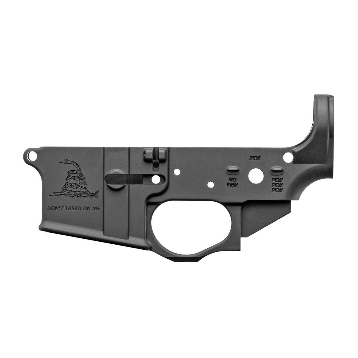 SPIKE’S TACTICAL STRIPPED LOWER GADSDEN FLAG DTOM DON'T TREAD ON ME AR-15-img-1