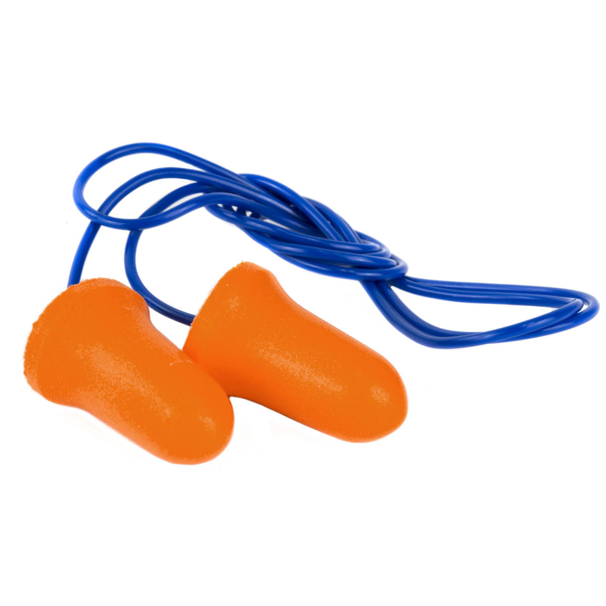 Walkers GWPCORDPLGBK Corded Foam Ear Plugs 32 dB Orange Buds w/Blue