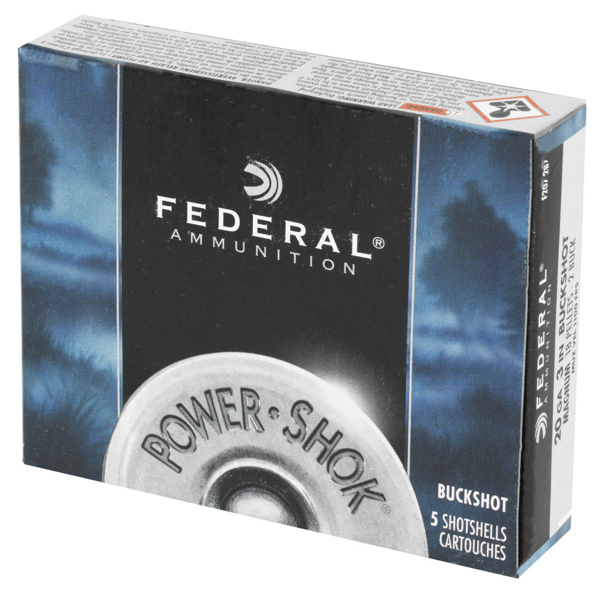 Federal F2072B Power-Shok Magnum 20Gauge 3” 18Pellets 1 1/4oz...-img-3