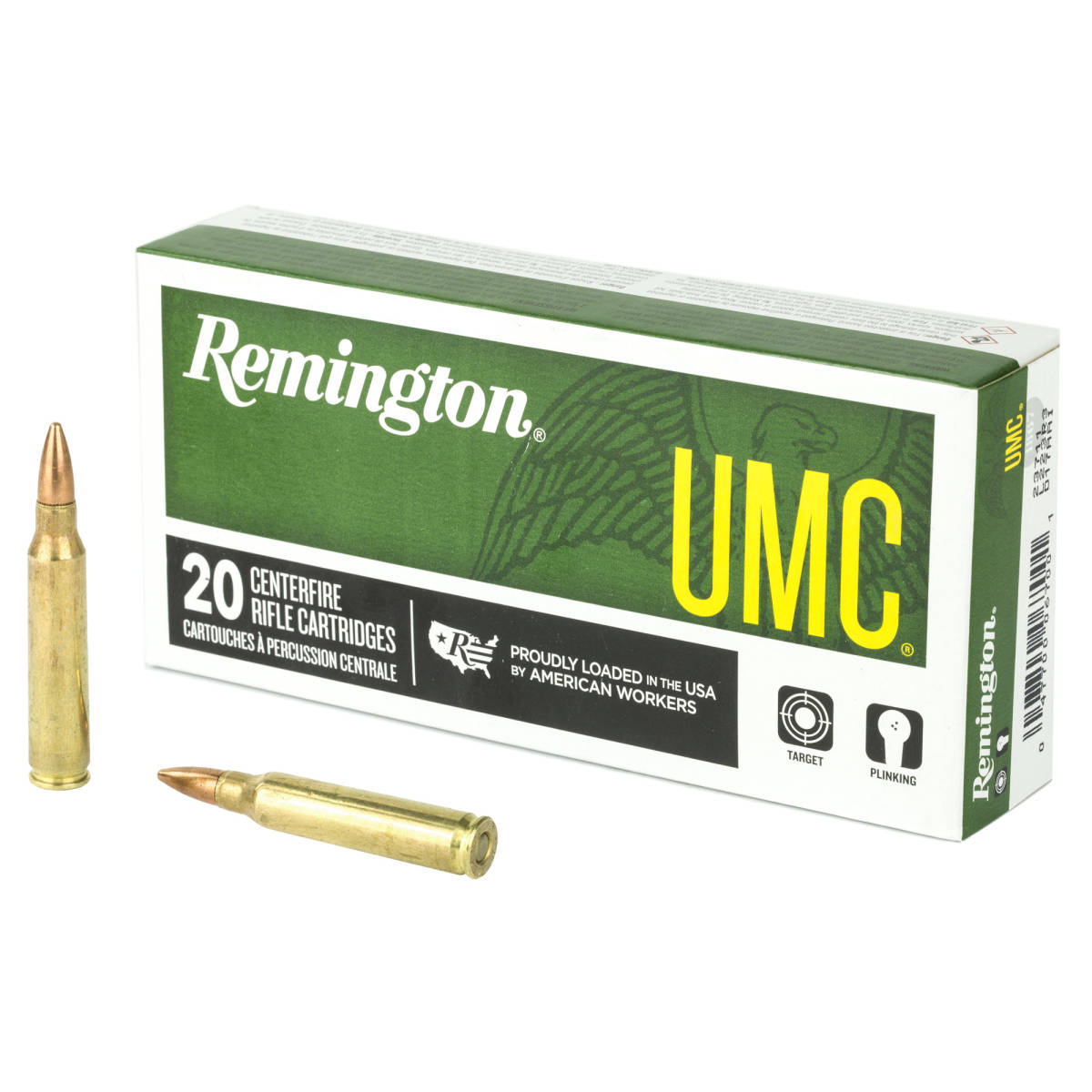 Remington Ammunition 23711 UMC 223Rem 55gr Full Metal Jacket 20 Per...-img-1