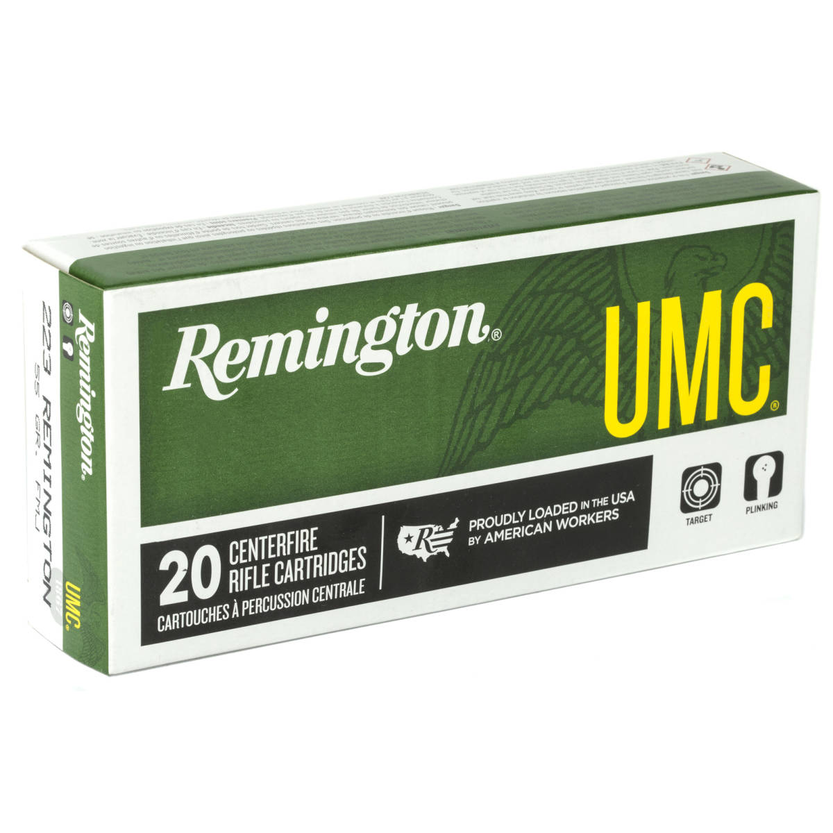 Remington Ammunition 23711 UMC 223Rem 55gr Full Metal Jacket 20 Per...-img-2