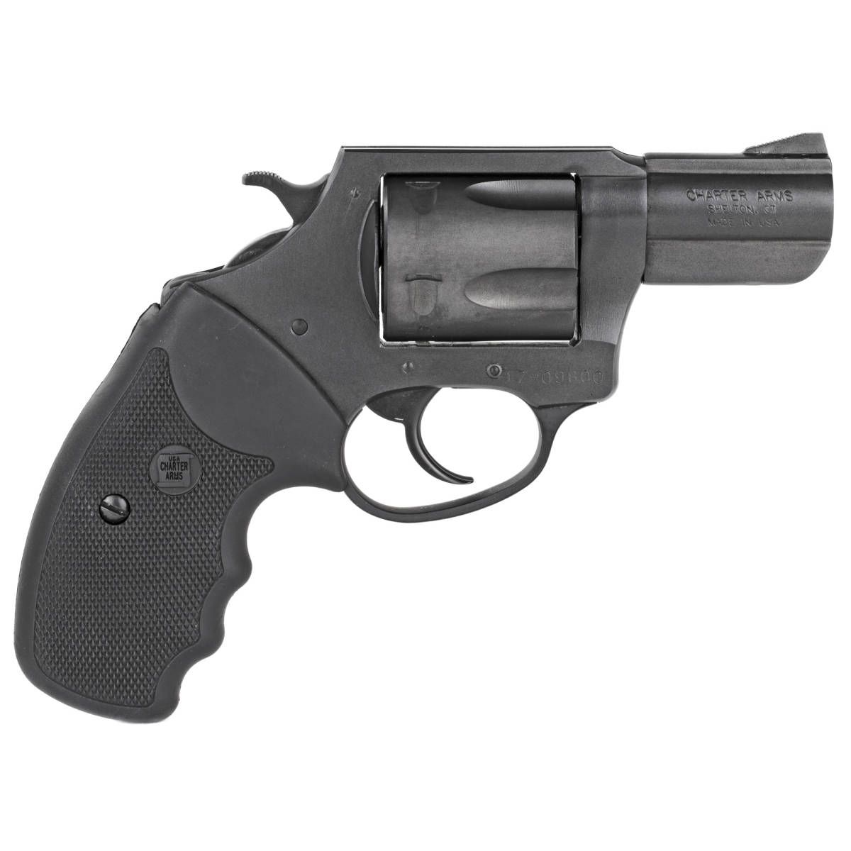 Charter Arms 63520 Mag Pug Large 357 Mag, 5 Shot 2.20” Black Nitride...-img-1