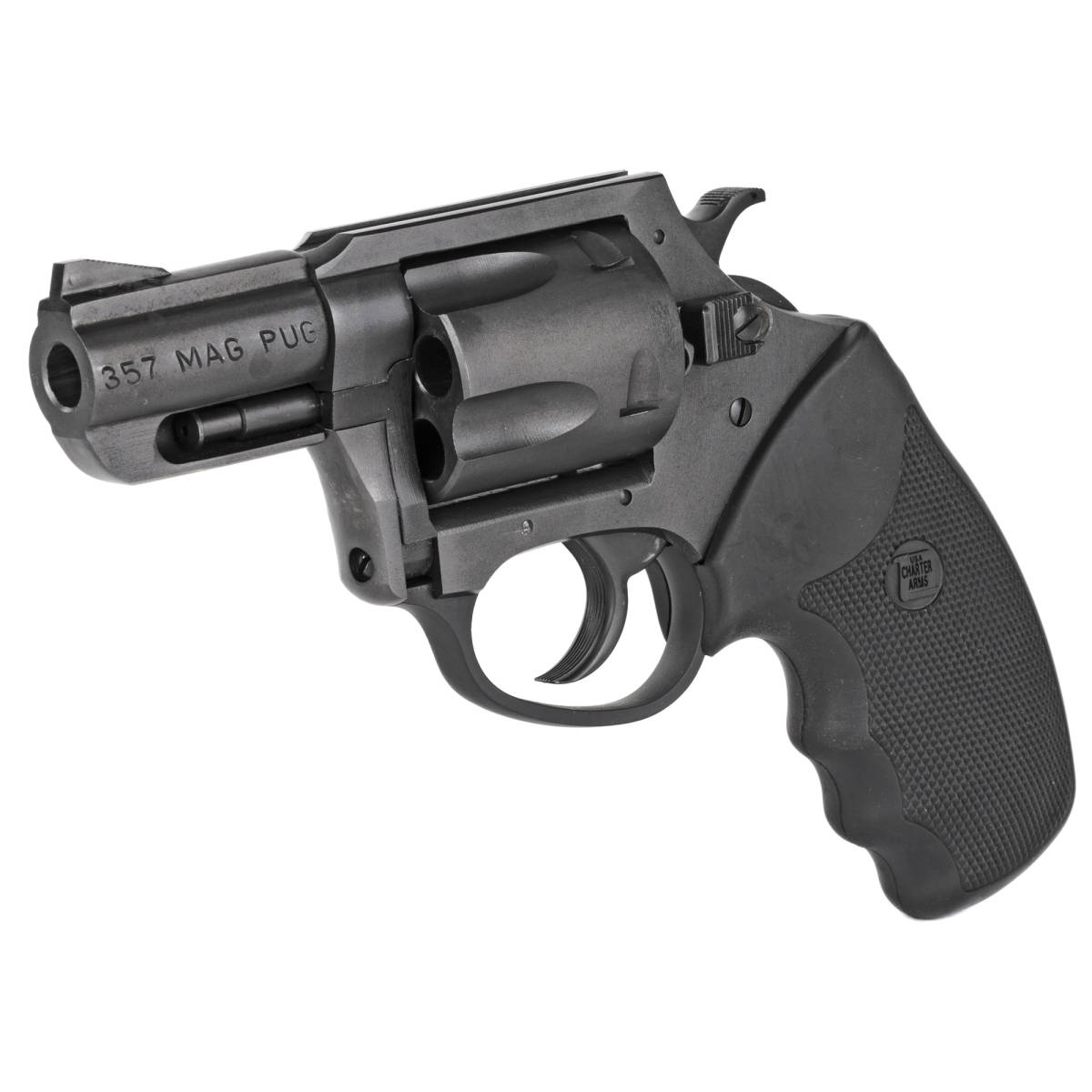 Charter Arms 63520 Mag Pug Large 357 Mag, 5 Shot 2.20” Black Nitride...-img-2