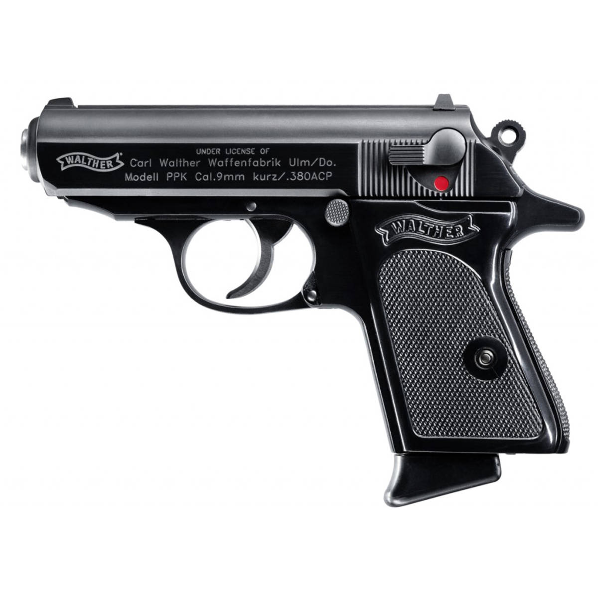 Walther PPK/S 380 ACP 3.30” 7+1 Black Polymer Grip-img-0
