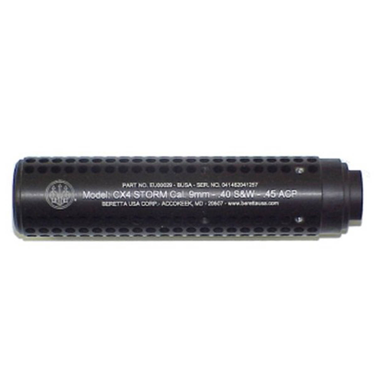 Beretta USA EU00029 Barrel Shroud 9mm/40/45 Cal Black Aluminum Fits CX4-img-0