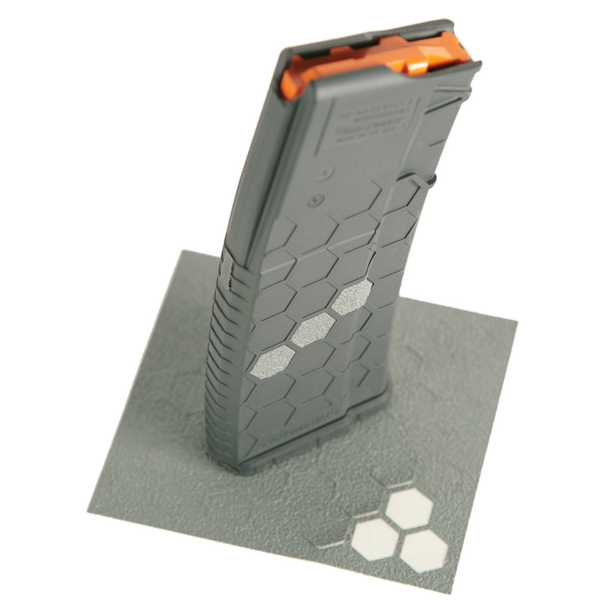 Hexmag HXGTGRY Grip Tape with Gray Finish & Hexagon Shape for Magazines...-img-1