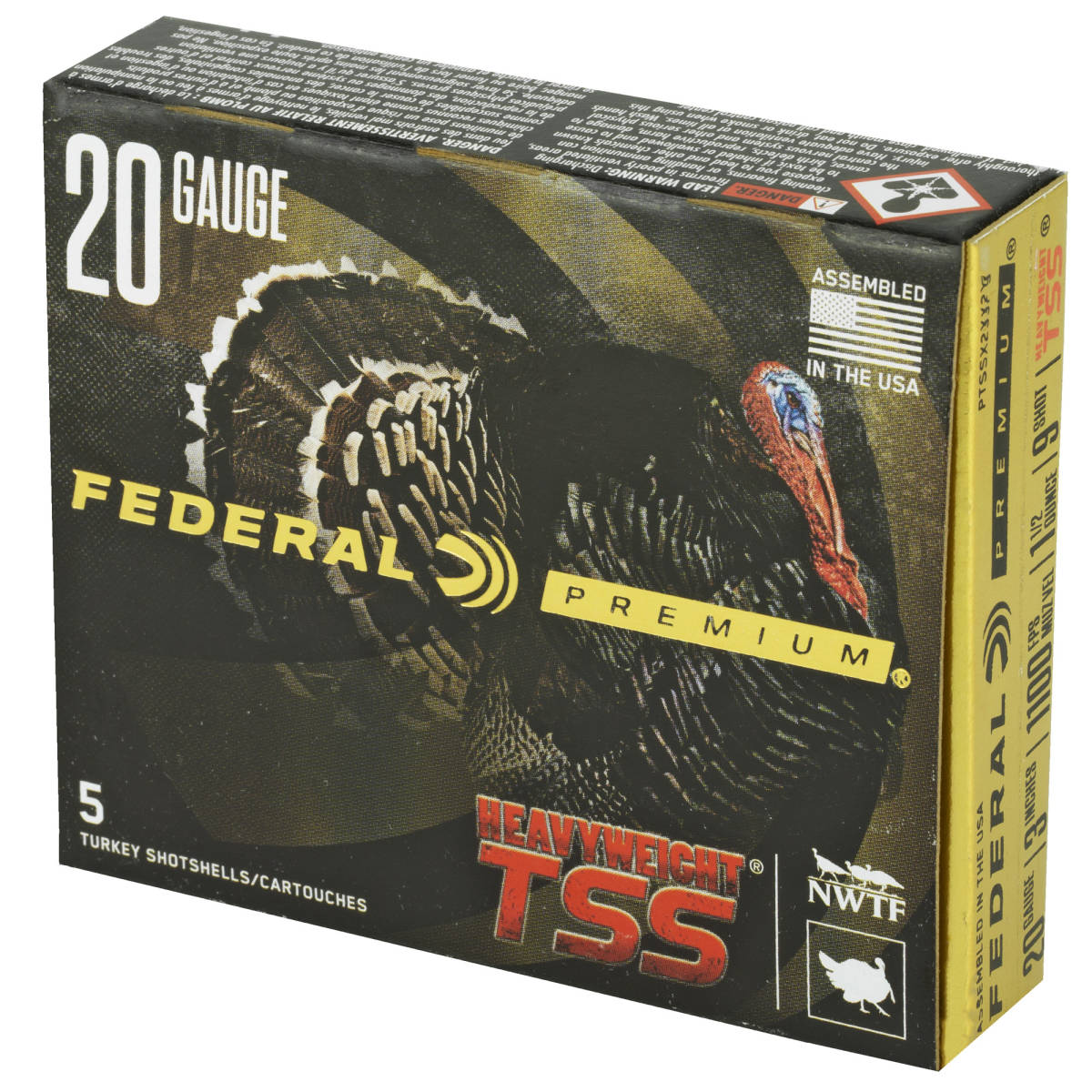 Federal PTSSX259F9 Premium Heavyweight TSS 20 Gauge 3” 1 1/2 oz 9 Shot-img-2