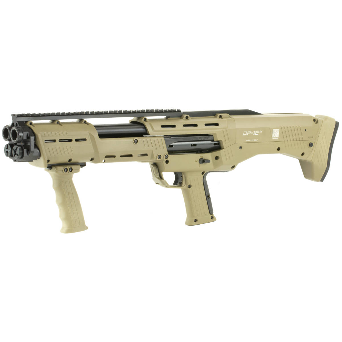 DP12 Double Barrel Pump Shotgun Tactical 12 Gauge FDE-img-3