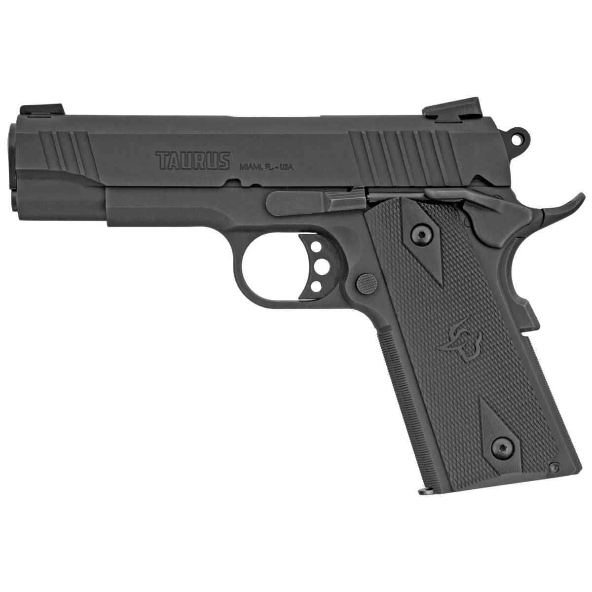 Taurus 1-191101COM-9MM 1911 Commander 9mm Luger Caliber with 4.25”...-img-0