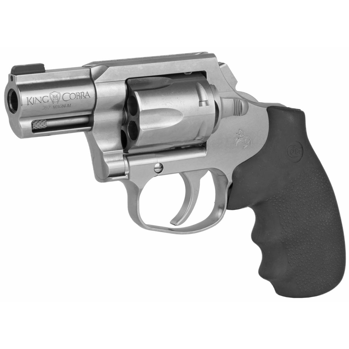 Colt King Cobra Carry Revolver DAO 357 Magnum 2” Bbl 6 Rd Black Hogue...-img-2