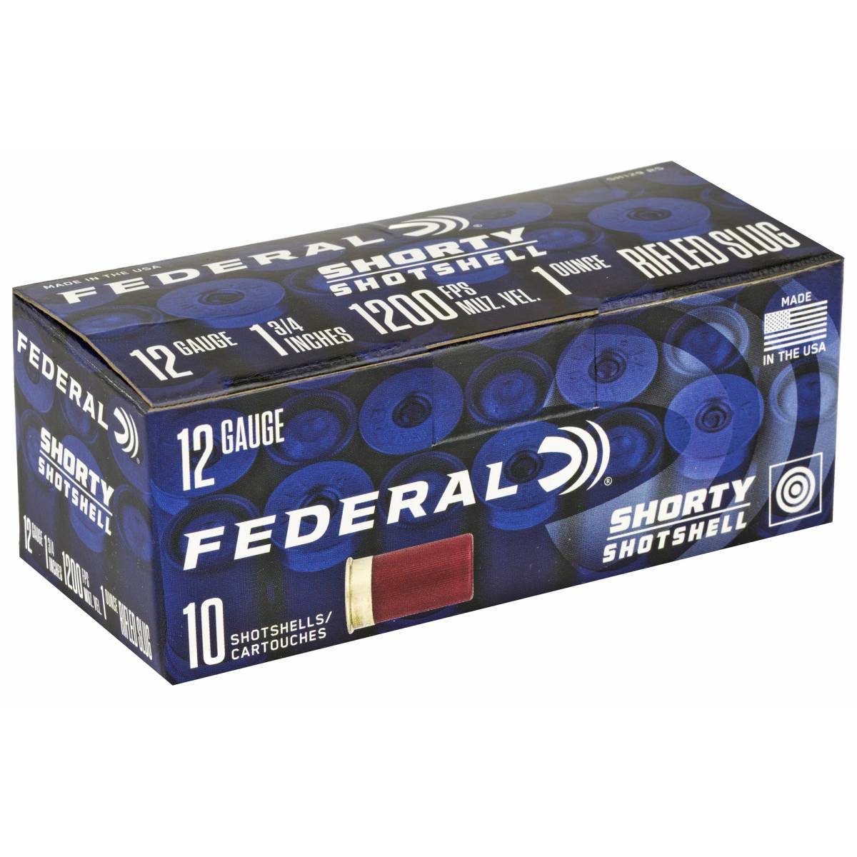 Federal Shorty 12 Gauge 1.75” 1 oz Slug Shot 10 Bx/ Cs-img-2