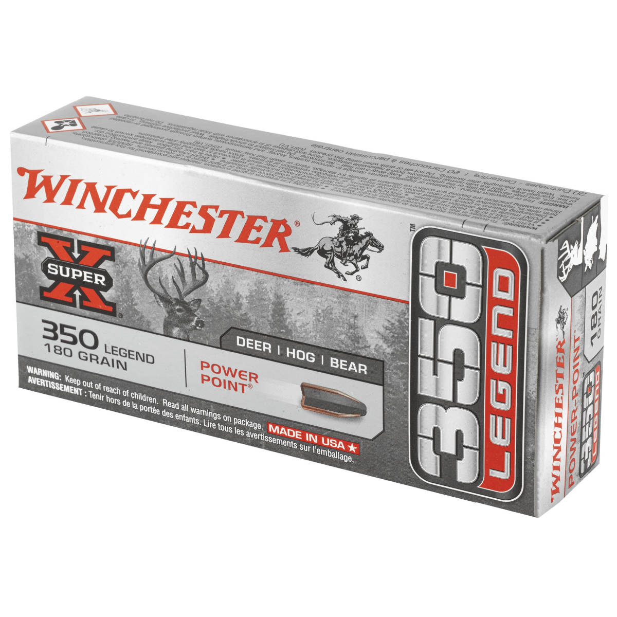 Winchester Super-X 350 Legend 180 gr Power-Point (PP)-img-2