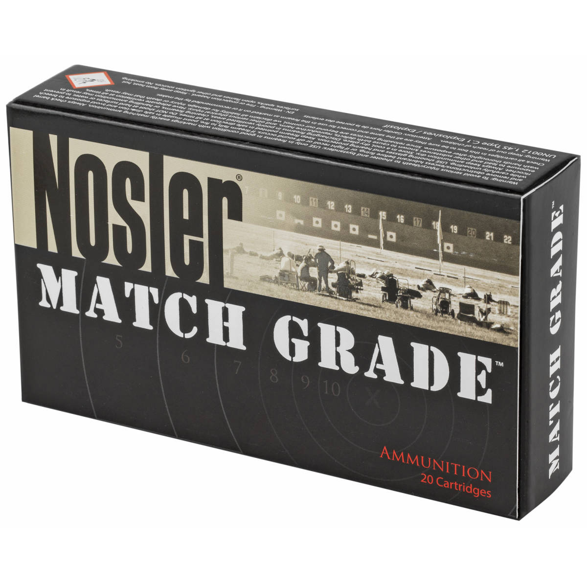 Nosler 60132 Match Grade RDF 308Win 175gr Hollow Point Boat Tail 20 Per...-img-3