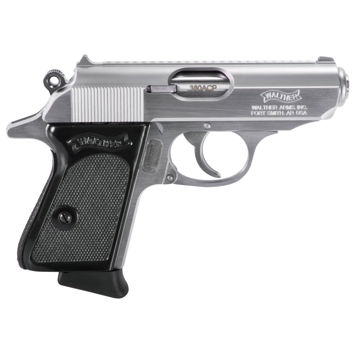 Walther PPK 380 ACP STAINLESS 380acp Semi Auto 3.6” 6RD-img-1