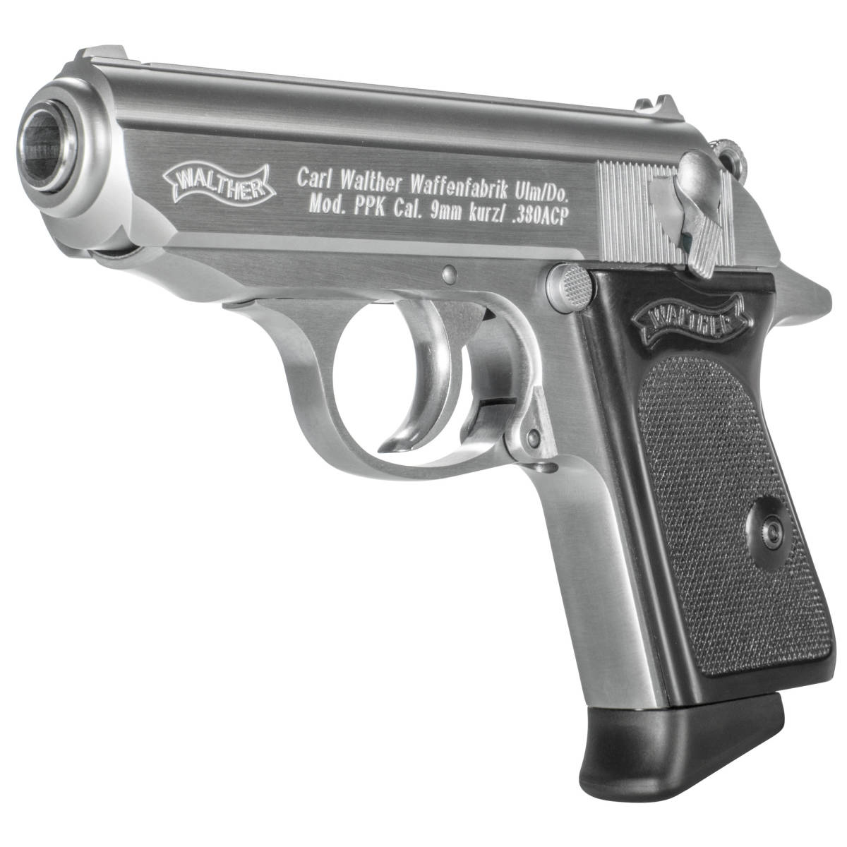 Walther Ppk 380 Acp Stainless Ss 380acp Semi Auto 36” 6rd Semi Auto Pistols At 5198