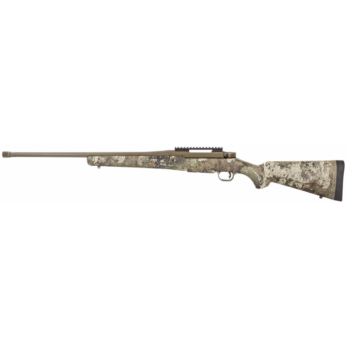 Mossberg 28044 Patriot Predator 243 Win 5+1 22” Brown Cerakote 4.49”-img-0