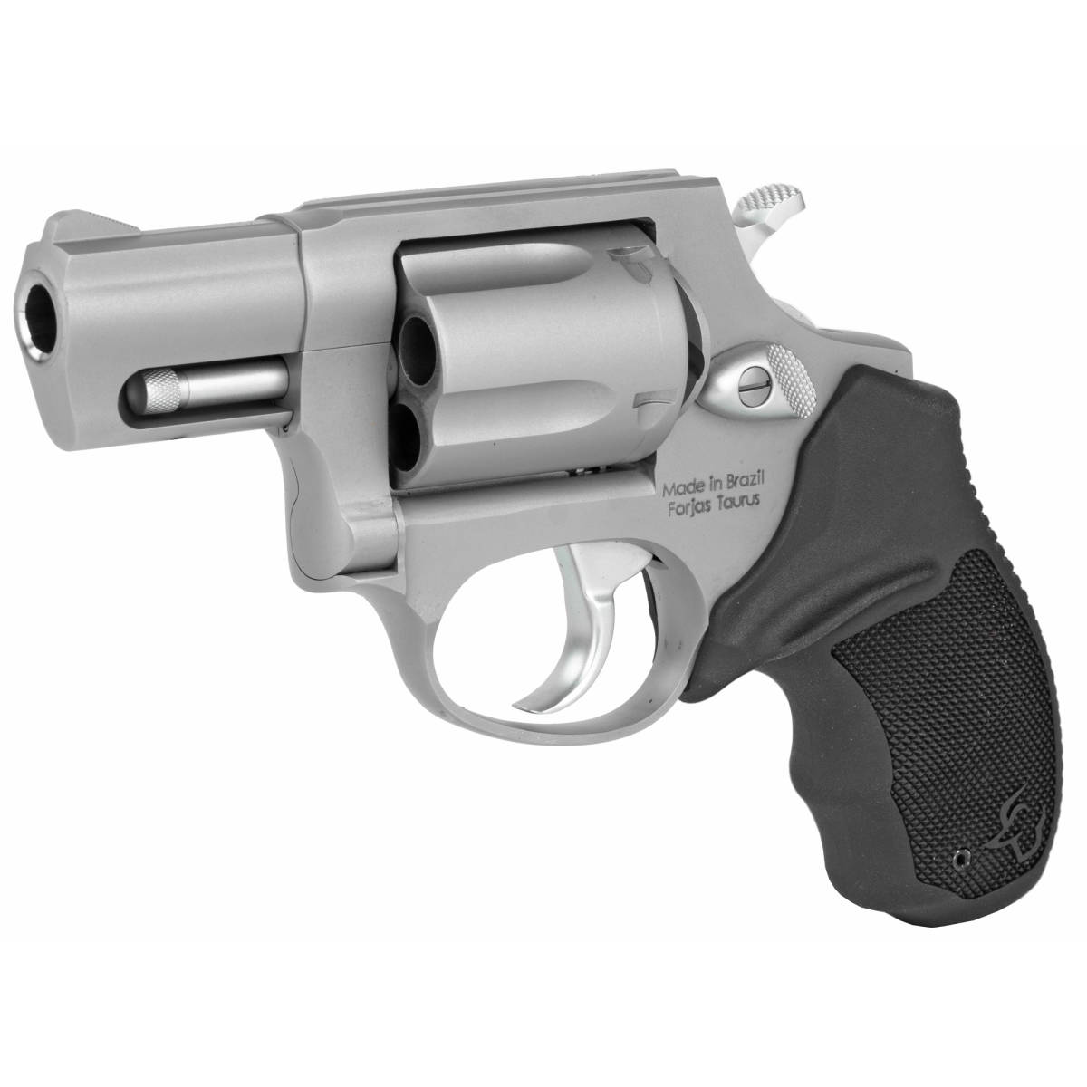Taurus 605 Standard 357 Mag 5rd 2” Matte Stainless Steel Black Rubber...-img-3