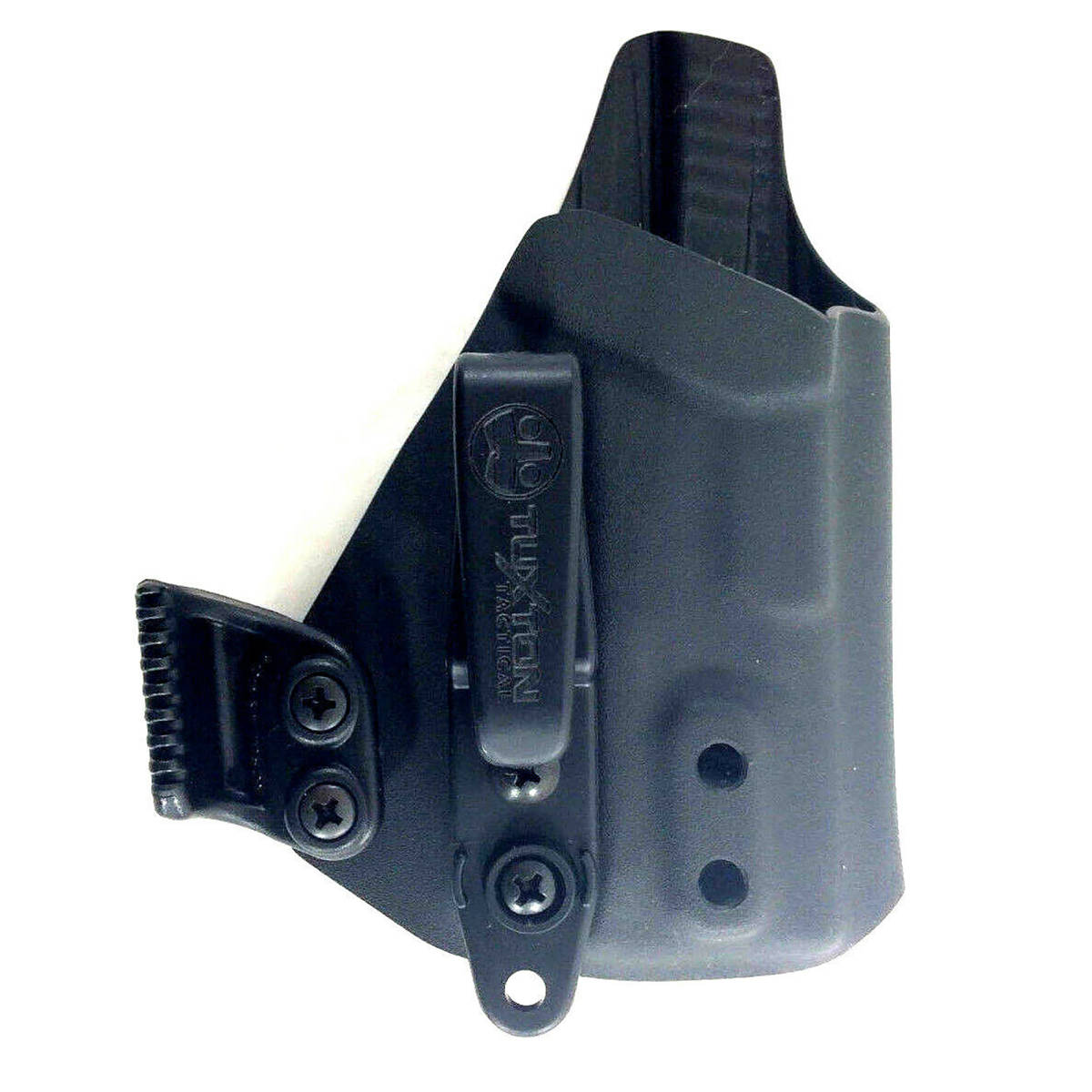 Sig P365 W/ Laser Kydex Holster Slim clip with concealment wing-img-1