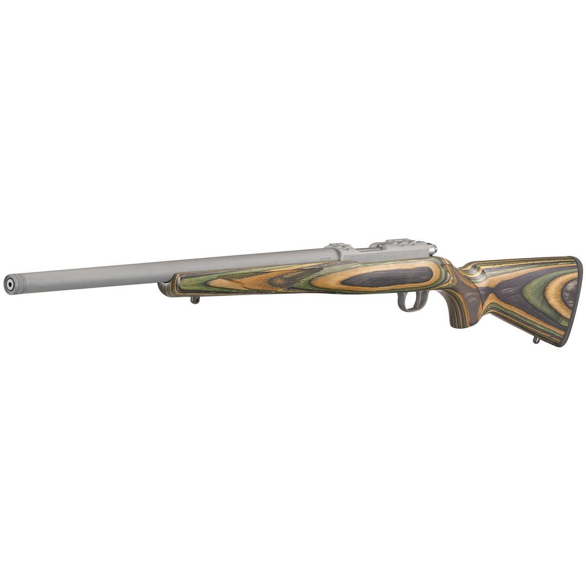 Ruger 77/17 17 WSM –Stainless 18.5" Threaded Barrel Green Mountain...-img-2