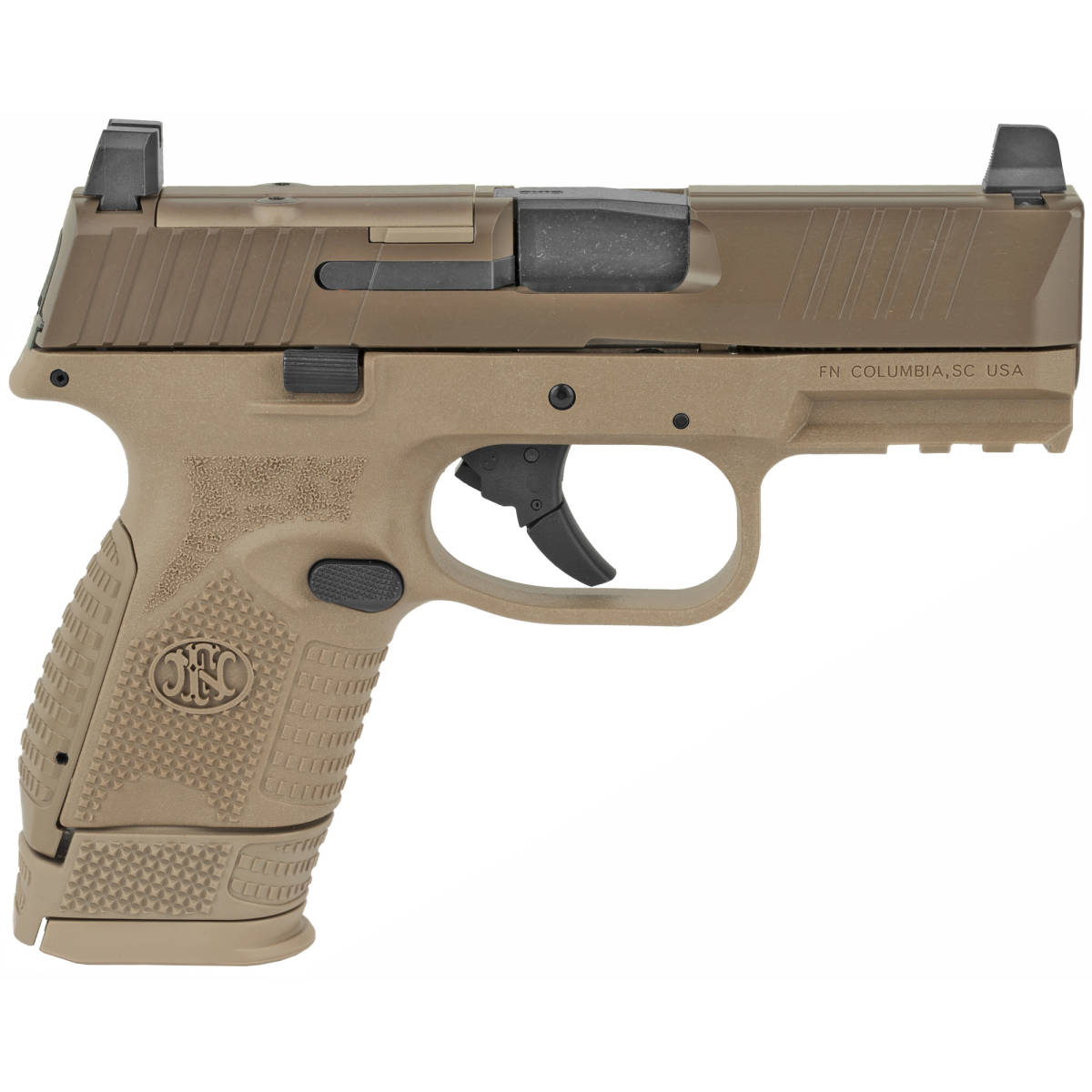 FN 66100575 509C MRD 9mm Luger 10+1 3.70” Black Recessed Target Crown...-img-1
