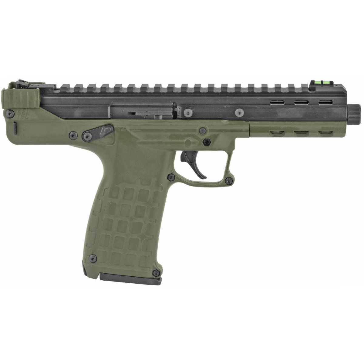 Kel-Tec CP33 22 LR 5.50” TB 33+1 OD Green Tactical Pistol Fiber Optic...-img-1