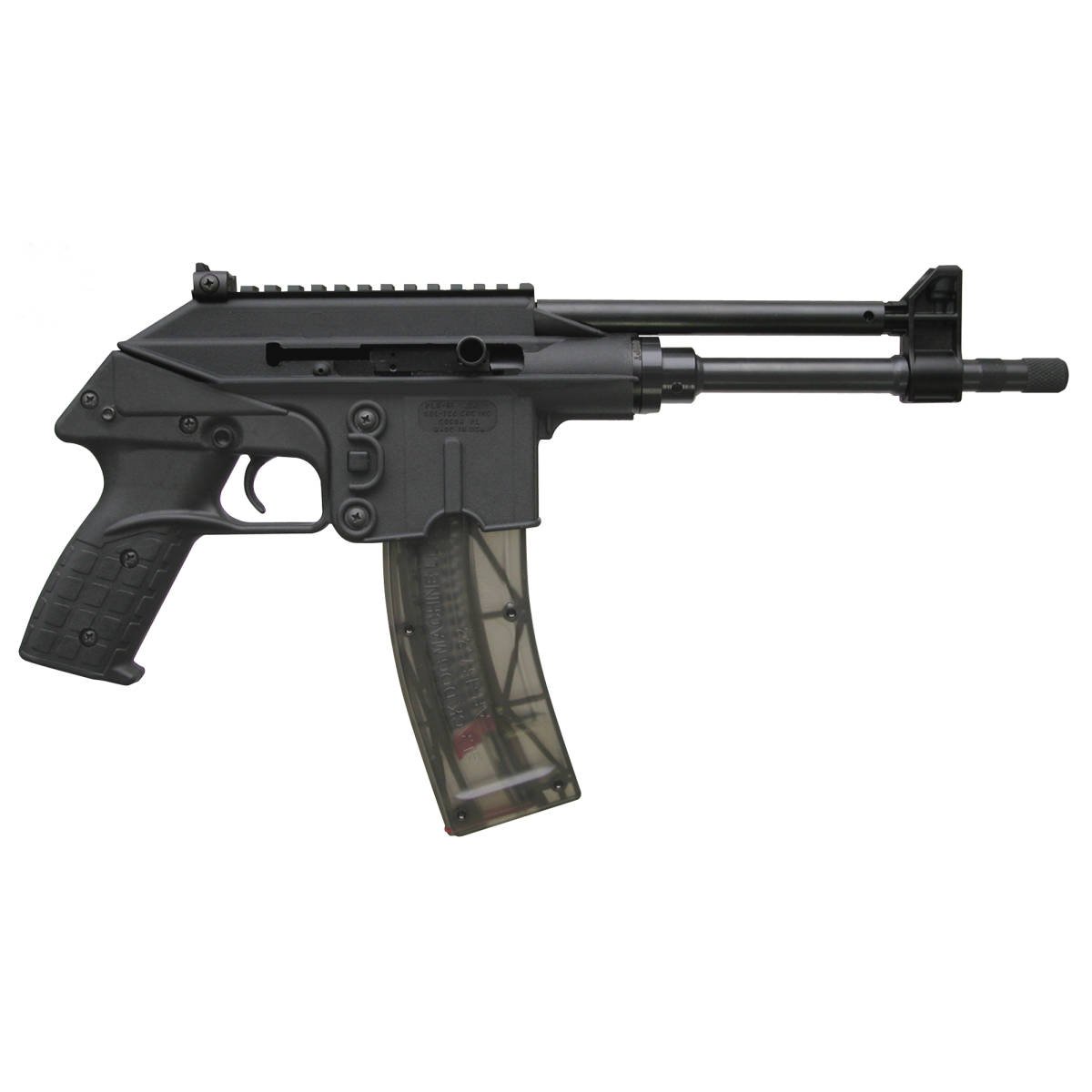 Kel-Tec PLR22BLK PLR22 22 LR 26+1 10.20” All Black Steel/Threaded...-img-1
