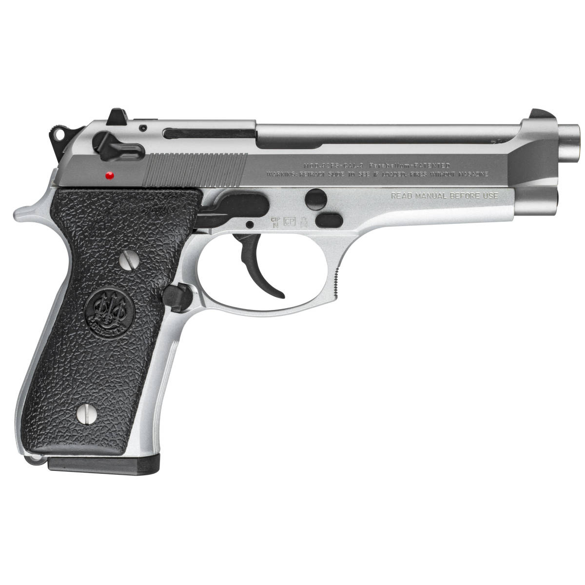 Beretta USA JS92F520M 92FS Inox Full Size 9mm Luger 15+1 4.90” Satin...-img-1