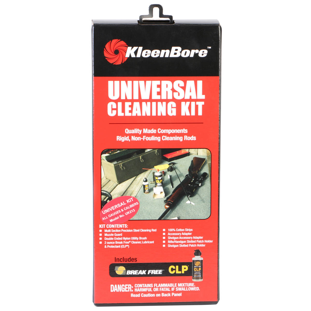 KleenBore UK213 Universal Cleaning Kit .22 Cal-12 Gauge...-img-2